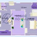 2-комнатная квартира,  ул. Завертяева, 18 к12