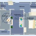 2-комнатная квартира,  ул. Завертяева, 18 к12