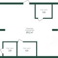 3-комнатная квартира,  ул. Красный Путь, 155 к3