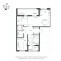 3-комнатная квартира,  