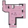 2-комнатная квартира,  ул. 8-я Линия
