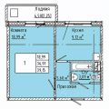 1-комнатная квартира,  ул. 3-я Любинская