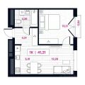 1-комнатная квартира,  ул. Пушкина, 77