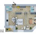 2-комнатная квартира,  ул. 3-я Енисейская, 28/1