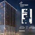 1-комнатная квартира,  