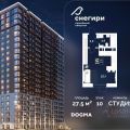 1-комнатная квартира,  