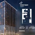 1-комнатная квартира,  