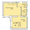 1-комнатная квартира,  