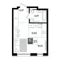 1-комнатная квартира,  