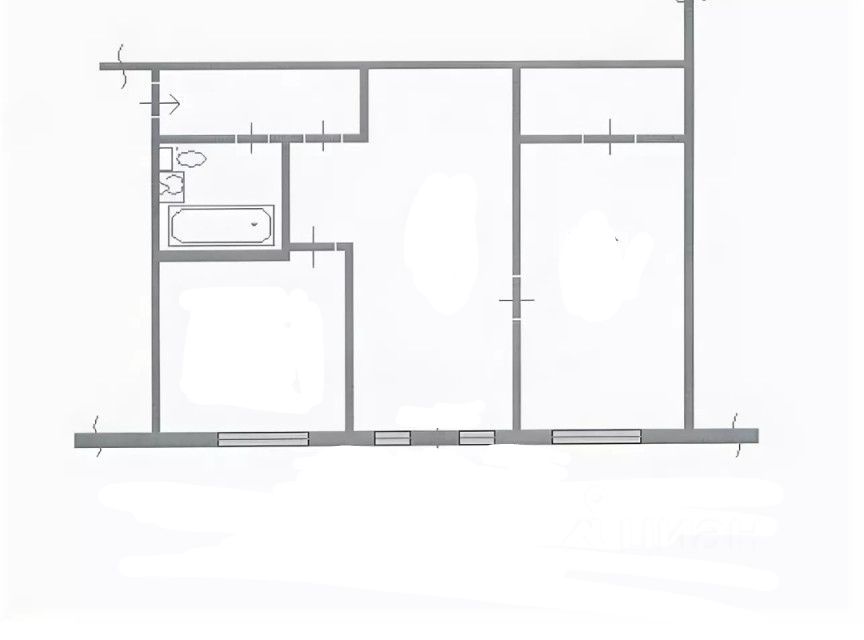 Квартира старой планировки 2 комнатная