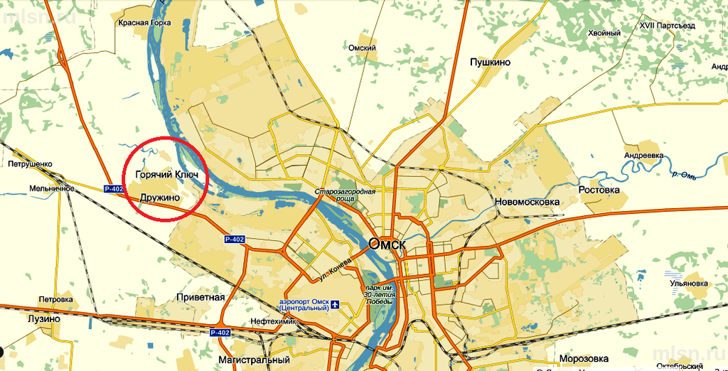 Красная горка омск. Омск на карте. Дружино Омская область карта. Горячий ключ Омск на карте. Омск Дружино на карте.
