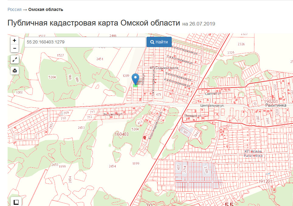 Млсн омск недвижимость карта