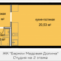 1-комнатная квартира, П. СТАНЦИИ КРЁКШИНО, 1-комнатная квартира, П. СТАНЦИИ КРЁКШИНО,