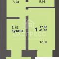 1-комнатная квартира, УЛ. МОСКОВСКИЙ ТРАКТ, 85 1-комнатная квартира, УЛ. МОСКОВСКИЙ ТРАКТ, 85