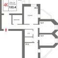 4-комнатная квартира, УЛ. ТВЕРИТИНА, 38 К1 4-комнатная квартира, УЛ. ТВЕРИТИНА, 38 К1