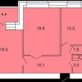 2-комнатная квартира, УЛ. МИРА 2-комнатная квартира, УЛ. МИРА