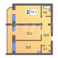2-комнатная квартира, ЦЕНТР, 8 МАРТА 2-комнатная квартира, ЦЕНТР, 8 МАРТА