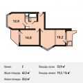 2-комнатная квартира, АНДРЕЕВКА РП, АНДРЕЕВКА РП ЖИЛИНСКАЯ 1Г 2-комнатная квартира, АНДРЕЕВКА РП, АНДРЕЕВКА РП ЖИЛИНСКАЯ 1Г
