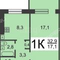 1-комнатная квартира, УЛ. ЮЛИУСА ФУЧИКА 1-комнатная квартира, УЛ. ЮЛИУСА ФУЧИКА