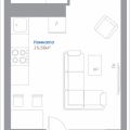 1-комнатная квартира, Ш. НОВОРЯЗАНСКОЕ, 13 1-комнатная квартира, Ш. НОВОРЯЗАНСКОЕ, 13