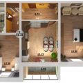 1-комнатная квартира, УЛ. БАКИ УРМАНЧЕ, 11БК3 1-комнатная квартира, УЛ. БАКИ УРМАНЧЕ, 11БК3