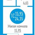 1-комнатная квартира, УЛ. СТАНЦИОННАЯ, 26БК1 1-комнатная квартира, УЛ. СТАНЦИОННАЯ, 26БК1