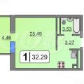1-комнатная квартира, УЛ. ТИМОФЕЯ ЧАРКОВА, 79К2 1-комнатная квартира, УЛ. ТИМОФЕЯ ЧАРКОВА, 79К2