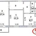2-комнатная квартира, УЛ. БУДЕННОГО, 11 2-комнатная квартира, УЛ. БУДЕННОГО, 11
