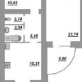 1-комнатная квартира, Б-Р. ЮНОСТИ, 41 1-комнатная квартира, Б-Р. ЮНОСТИ, 41