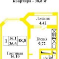 1-комнатная квартира, УЛ. ПОЛЯНИЧКО, 2Г 1-комнатная квартира, УЛ. ПОЛЯНИЧКО, 2Г