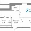 2-комнатная квартира, УЛ. ДРУЖБЫ, 73К3 2-комнатная квартира, УЛ. ДРУЖБЫ, 73К3