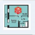 1-комнатная квартира, УЛ. ДРУЖБЫ, 73К3 1-комнатная квартира, УЛ. ДРУЖБЫ, 73К3