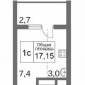 1-комнатная квартира, УЛ. КРЕМЛЕВСКАЯ 1-комнатная квартира, УЛ. КРЕМЛЕВСКАЯ