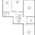 3-комнатная квартира, УЛ. КОЖЕВЕННАЯ, 22 3-комнатная квартира, УЛ. КОЖЕВЕННАЯ, 22