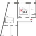 4-комнатная квартира, ПР-КТ. ОРДЖОНИКИДЗЕ 4-комнатная квартира, ПР-КТ. ОРДЖОНИКИДЗЕ