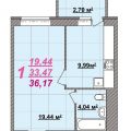 1-комнатная квартира, УЛ. СЕРГЕЯ ЕСЕНИНА УЛИЦА 1-комнатная квартира, УЛ. СЕРГЕЯ ЕСЕНИНА УЛИЦА