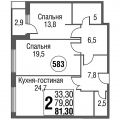 2-комнатная квартира, ПРОЕЗД. СЕРЕБРЯКОВА 2-комнатная квартира, ПРОЕЗД. СЕРЕБРЯКОВА