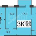 3-комнатная квартира, УЛ. ЛЕСКОВА 3-комнатная квартира, УЛ. ЛЕСКОВА