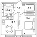 1-комнатная квартира, ПР-КТ. РЯЗАНСКИЙ, 2Б 1-комнатная квартира, ПР-КТ. РЯЗАНСКИЙ, 2Б