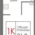 1-комнатная квартира, УЛ. РАКЕТНАЯ, 20 1-комнатная квартира, УЛ. РАКЕТНАЯ, 20