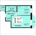 1-комнатная квартира, УЛ. БЕЛОВЕЖСКАЯ, 9К4 1-комнатная квартира, УЛ. БЕЛОВЕЖСКАЯ, 9К4