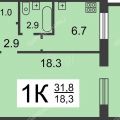 1-комнатная квартира, УЛ. ТЕРЕШКОВОЙ 1-комнатная квартира, УЛ. ТЕРЕШКОВОЙ