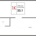 1-комнатная квартира, УЛ. ИНЖЕНЕРНАЯ, 33 1-комнатная квартира, УЛ. ИНЖЕНЕРНАЯ, 33