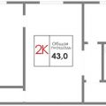 2-комнатная квартира, УЛ. ГРАЖДАНСКОЙ ВОЙНЫ, 7 2-комнатная квартира, УЛ. ГРАЖДАНСКОЙ ВОЙНЫ, 7