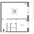 1-комнатная квартира, УЛ. СТАРЫХ БОЛЬШЕВИКОВ, 84 К2 1-комнатная квартира, УЛ. СТАРЫХ БОЛЬШЕВИКОВ, 84 К2