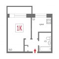 1-комнатная квартира, УЛ. УРАЛЬСКАЯ, 4 1-комнатная квартира, УЛ. УРАЛЬСКАЯ, 4