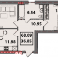 2-комнатная квартира, УЛ. ТРЕТЬЯКОВСКАЯ, 5 2-комнатная квартира, УЛ. ТРЕТЬЯКОВСКАЯ, 5