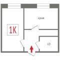 1-комнатная квартира, УЛ. ФУРМАНОВА, 60 1-комнатная квартира, УЛ. ФУРМАНОВА, 60