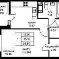 1-комнатная квартира, ДЕРЕВНЯ СТАРОСЕЛЬЕ 1-комнатная квартира, ДЕРЕВНЯ СТАРОСЕЛЬЕ