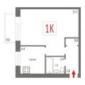 1-комнатная квартира, УЛ. СОРТИРОВОЧНАЯ, 10А 1-комнатная квартира, УЛ. СОРТИРОВОЧНАЯ, 10А